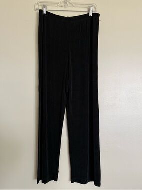 Vintage Chico's Travelers Women’s Black Stretch/Flowy Pants Size 2
